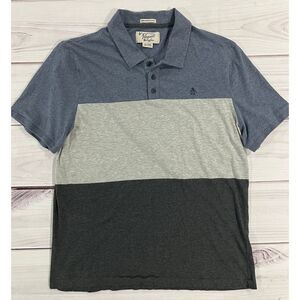 Original Penguin Heritage Slim Fit Men's Polo (Striped, XL, Cotton)